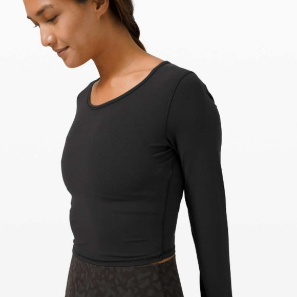 Looking for Lululemon Ever Elated Cropped Long Sleeve Size 6 any color - Picture 3 of 8